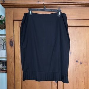 Philippe Adec Black Pencil Skirt